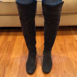 Dark Gray Stuart Weitzman Knee High Boots